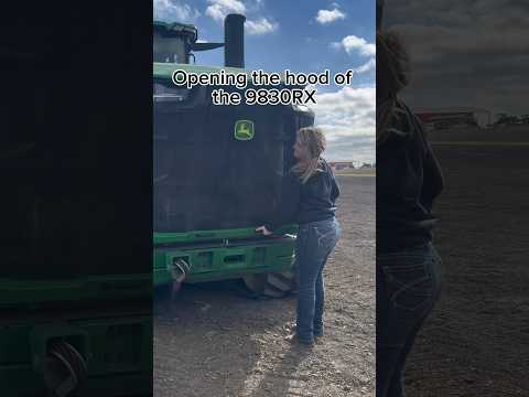 Open the Hood! John Deere 9RX830 vs 9620R #johndeere #johndeerepartner #agwithemma