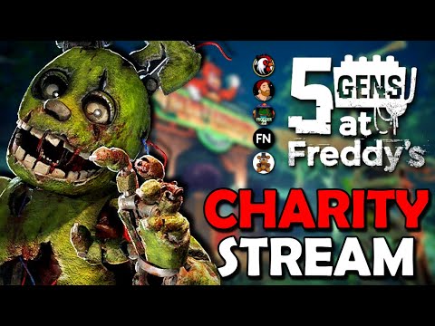 5 GEN'S AT FREDDY'S Charity Stream | Dead By Daylight Tournament (Day 1)