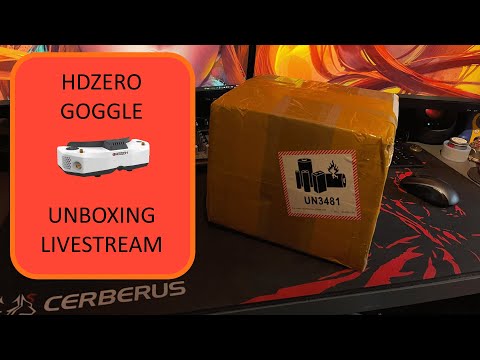 HDZero Goggle Unboxing - LIVESTREAM!