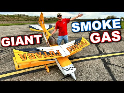 I BOUGHT a GIANT SCALE GAS RC PLANE with SMOKE!!! - 46% scale Ultimate Biplane DA150