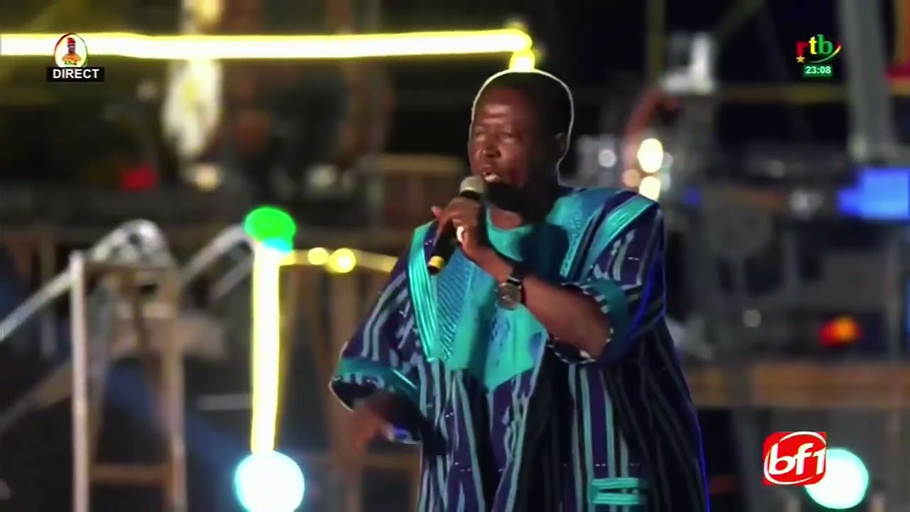 Nuit de la RPP : l'icône de la musique traditionnelle burkinabè Zougnazagmda en prestation