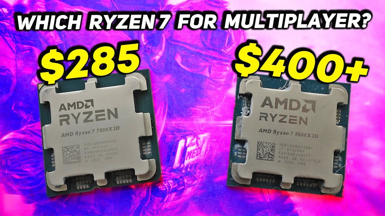 Ryzen 7 9800X3D Vs 7800X3D on BIG Multi (BF 6, Arc Raiders,  CS 2, Fortnite, PuBG etc.)