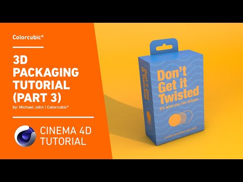 Cinema 4D Tutorials - 3D Packaging (Part 3)
