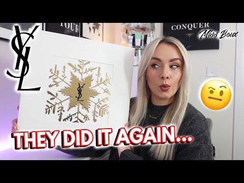 THEY DID IT AGAIN... UNBOXING THE YSL BEAUTY ADVENT...