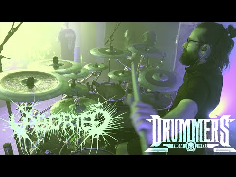 ABORTED-The Origin Of Disease. Kevin Paradis. Live in Poland 2025 (Drum Cam)