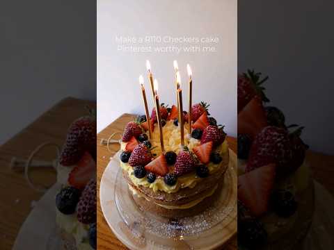 DIY store bought cake.