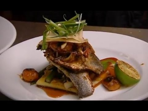 Pan-fried fillets of sea bass - Caribbean Food Made Easy - BBC