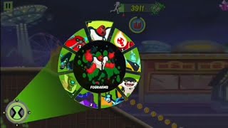 Ben 10 Alien run gameplay 15 crossing 6000m+/Fourarms max level gameplay without revive