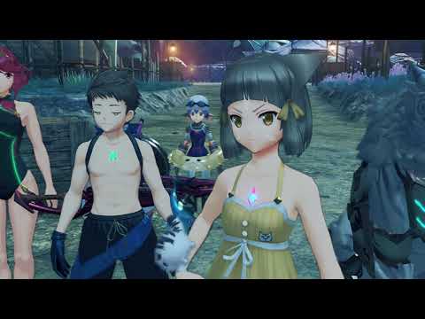 Xenoblade Chronicles 2 Swimsuit Edition Cutscene 042 - Difficult Conversation