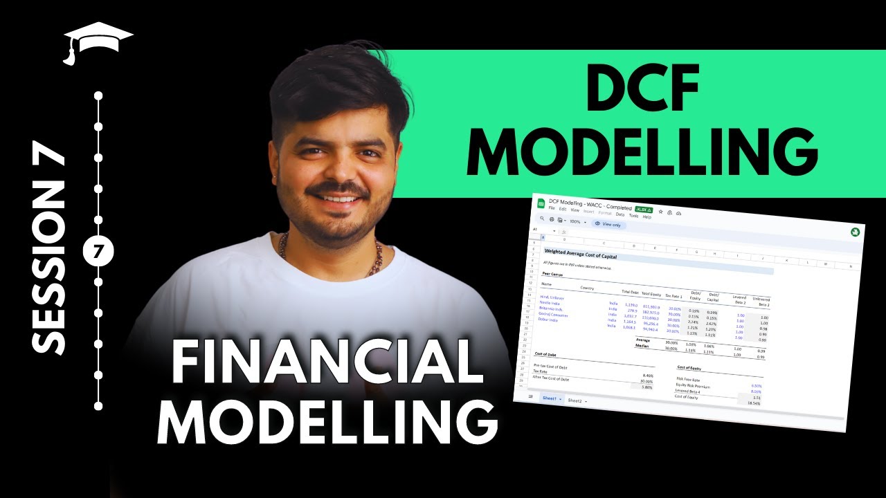 DCF Excel Modelling | Step by Step - Session 7  | Investment Banking