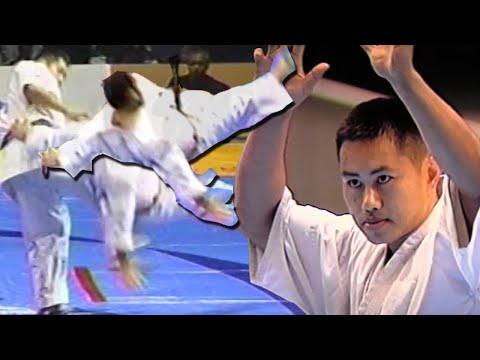 超進化系カーフキックで世界王者となった極真空手家岡本徹！