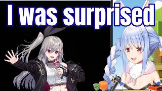 Pekora Can't Stop Laughing at Riona's Clip