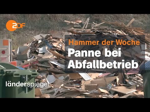 Panne bei Abfallbetrieb Hannover | Hammer der Woche vom 24.09.22 | ZDF
