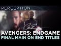 Marvel Studios Avengers Endgame Main On End Title Sequence