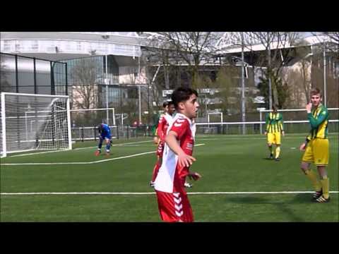 Kay Hilverink, wedstrijd 09-04-2016,  FC Utrecht O16 - ADO Den Haag O16
