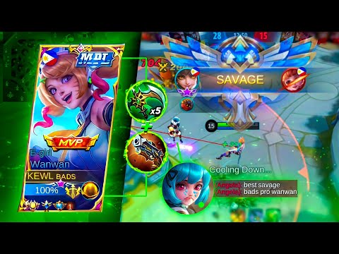 WANWAN SATISFYING ULTIMATE ( Best Savage? )  GLOBAL WANWAN | MLBB