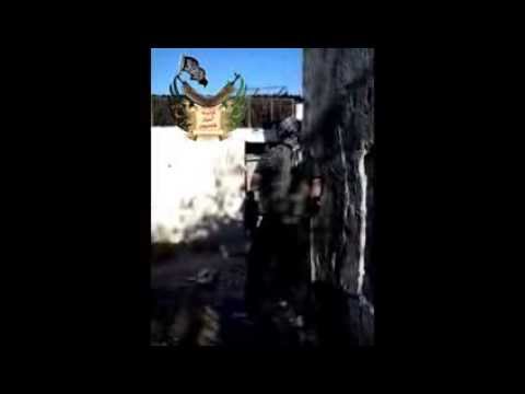 تصدي كتيبة أحرار قاسيون لقوات النظام وميليشيا حزب الله في حي برزة في مدينة دمشق