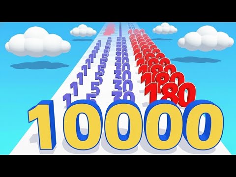 NUMBER MASTER: Number Run Merge Puzzle - Merge Master Gameplay Walkthrough Android iOS (Math Games)