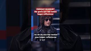 Bunbury - Me gusta que mis textos hagan pensar #bunbury #enriquebunbury #bunburyentrevista #rockstar