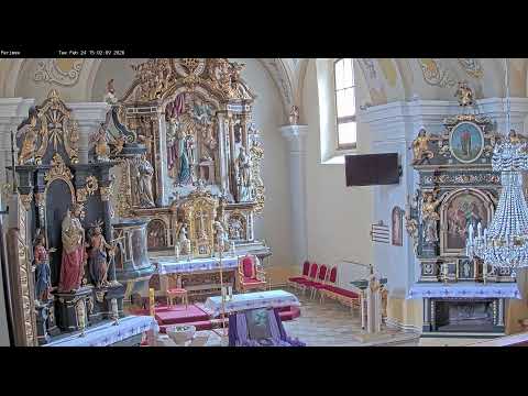 Vyšné Ružbachy - Farský kostol Obetovania Pána - živý prenos