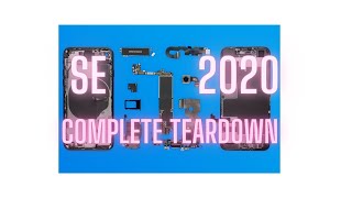 iPhone SE 2020 Full Teardown Back Glass Housing Replacement - Narrated Walkthrough