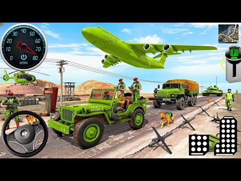 US Army Transport Truck Duty Driver - Army Cargo Vehicle  Simulator  3D: Android Gameplay