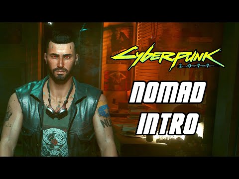 Cyberpunk 2077 - Nomad Lifepath Intro 'Male V' (PS5, 4K)