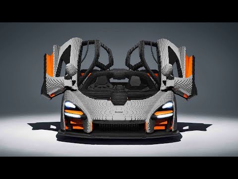 Full-scale LEGO McLaren Senna - unique full-featured model