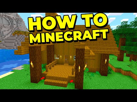 OMGcraft - Minecraft Tips & Tutorials! - How To Minecraft: Building a Starter Home! (Survival  1.16 Let's Play) [#1]