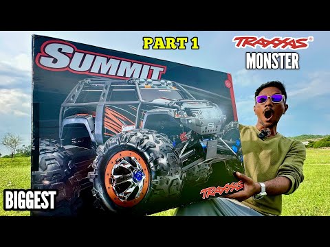 RC Traxxas Summit Hybrid Monster Truck Unboxing & Testing - Chatpat toy tv