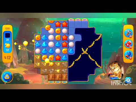 Fishdom 2022, no Boosters,  1281  level  -  прохождение без бустеров,  1281  уровень.