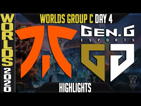 FNC vs GEN Highlights | Worlds 2020 Group C Day 4 - LoL World Championship | Fnatic vs Gen.G