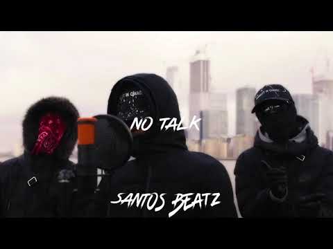 #OFB​ Bandokay X DoubleLz Type Beat "No Talk" | UK Drill Instrumental 2021 (Prod. Santos Beatz)