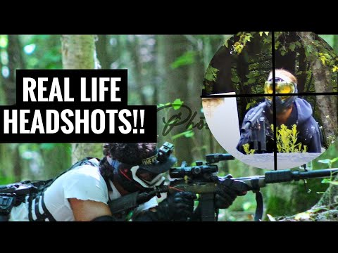 A HEADSHOT feels Best with a BOLT ACTION SNIPER! ----- magfed paintball