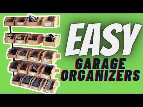 EASY BUILD! FRENCH CLEAT SMALL PARTS ORGANIZERS!