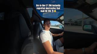 C7 Z06 destroys Audi R8 V10 and instantly regrets it… 💀