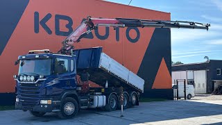 Scania G480 FASSI F260XP + JIB + GRAB / BOX L=5639 mm 480kW thumbnail