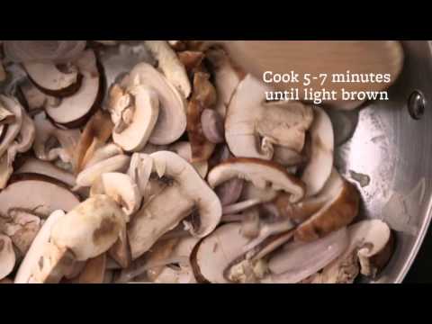 Creamy Mushroom Risotto with Peas Made in a Slow Cooker