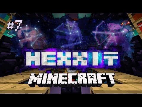 Minecraft: Hexxit Mod Pack- Let's Play Ep 7  (Enchanting And Making More Bows)