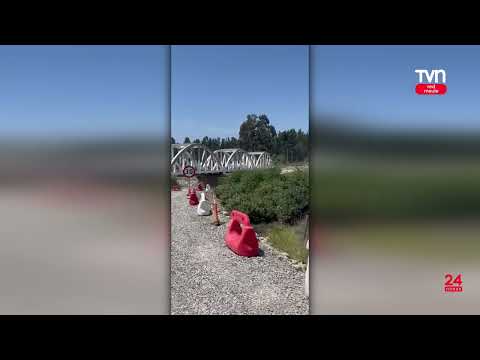 Inició restauración de puente Tres Arcos en Linares | 24 Horas TVN - Red Maule