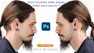 Sakal nasıl yapılır?Hazır fırçadan sakal yapımı.