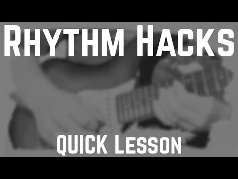 QUICK LESSON:  Spice up Your Rhythm with CAGED | Simple Barre Chord Hacks