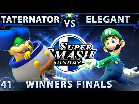 SSS 41 - Taternator (Bowser Jr) Vs. Elegant (Luigi) SSB4 Winners Finals - Smash Wii U - Sm4sh 4