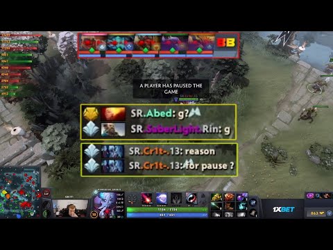 Abed, SaberLight & Cr1t trolling allchat on BetBoom 5-Man DC 😂