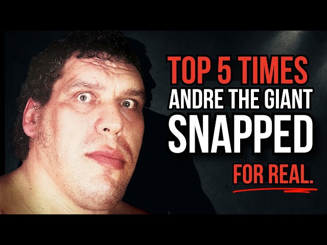 When Andre the Giant Lost It — 5 Real Moments WWE Couldn’t Control SDDEFAULT Thumbnail