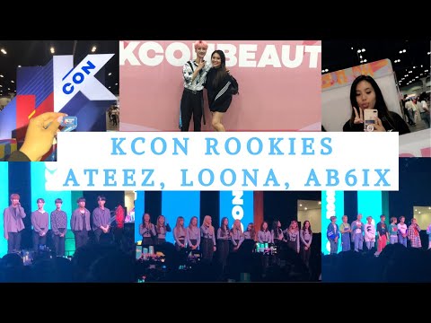 KCON ROOKIES LA : ATEEZ , LOONA, AB6IX Day 1 | I MET EDWARD AVILA! | ShilaBui