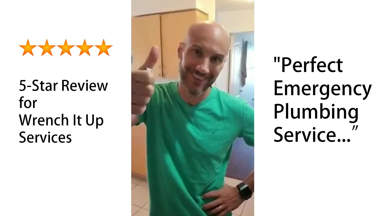 Perfect Emergency Plumbing Service - Client Testimony ~ 5 star reviews ~ best plumbers ~#wrenchitup