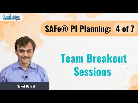 SAFe®️ PI Planning: Team Breakout Sessions - 4 of 7