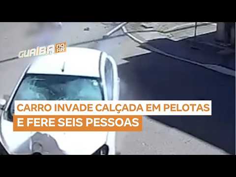 Pelotas: Idosa que carregava bebê é atingida por carro desgovernado