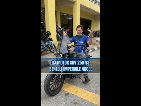 QJ MOTOR SRV 250 VS BENELLI IMPERIALE 400!!! #tmmotoworld #srv250 #imperiale400
